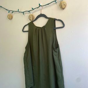 A New Day Target Brand sheer green shirt
